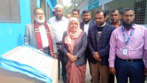 মাগুরার শ্রীপুরে পল্লী সঞ্চয় ব্যাংকের দ্বিতল ভবনের উদ্বোধন।